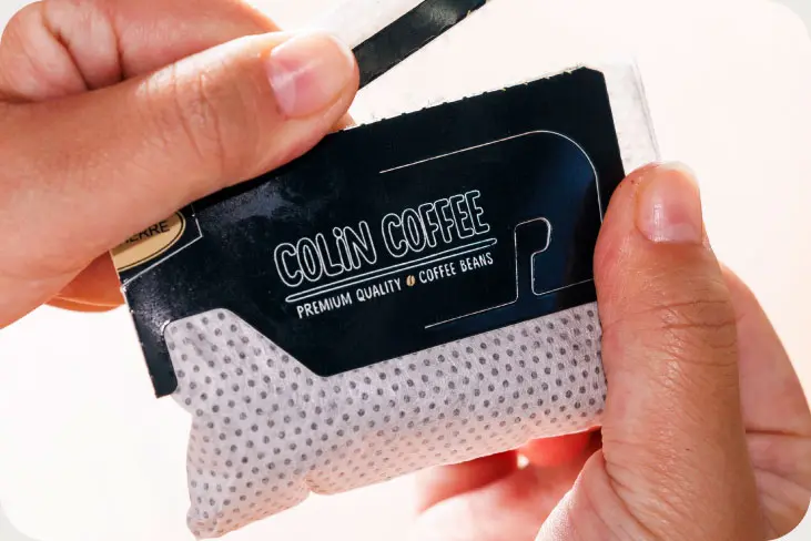 colin coffeeのオリジナルバッグの開封